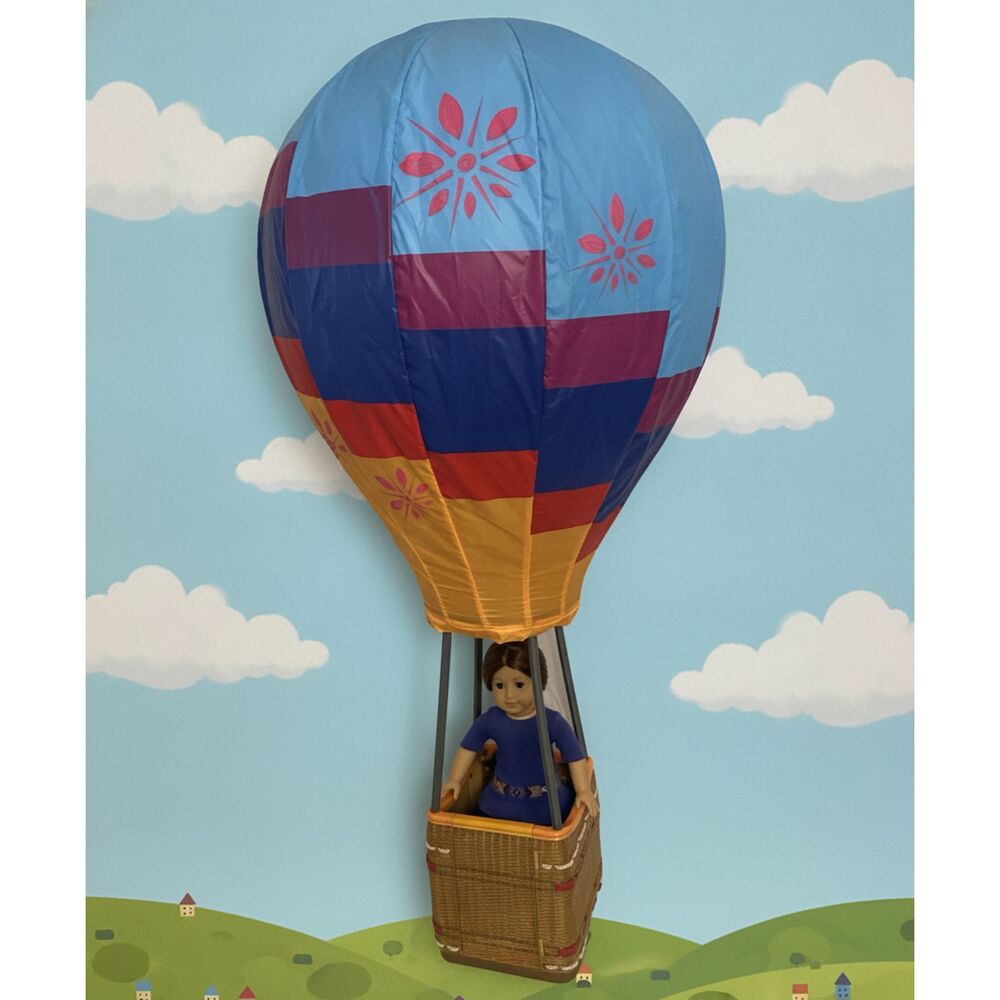 American Girl Doll Saige's Hot Air Balloon Retired Furniture 18" Doll Large 50"